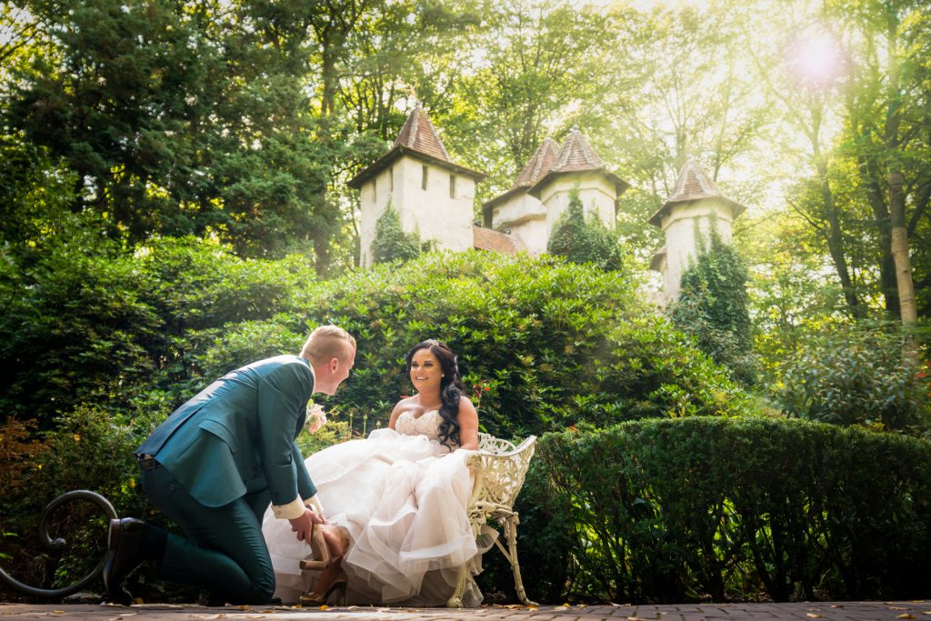 Trouwfoto in de Efteling