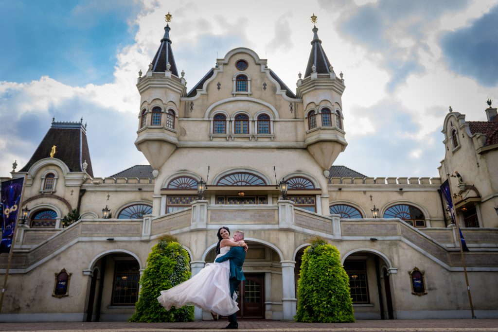 Trouwfoto in de Efteling