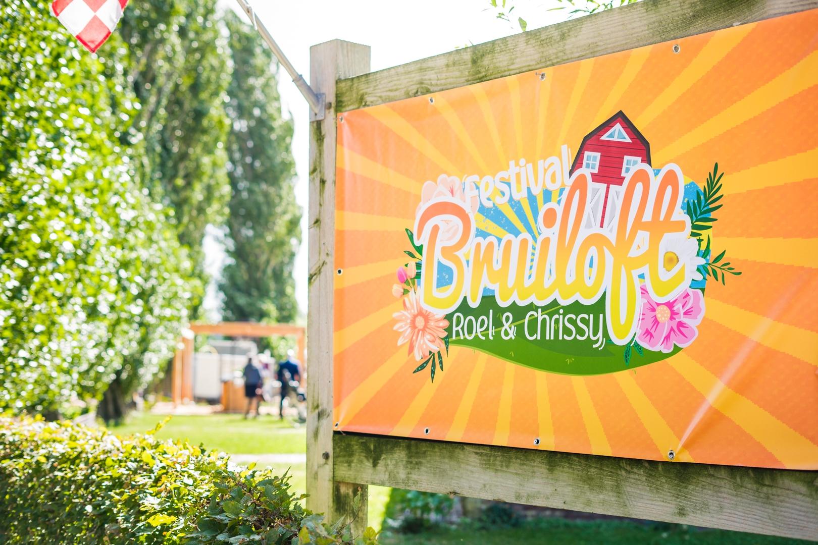 Festival bruiloft