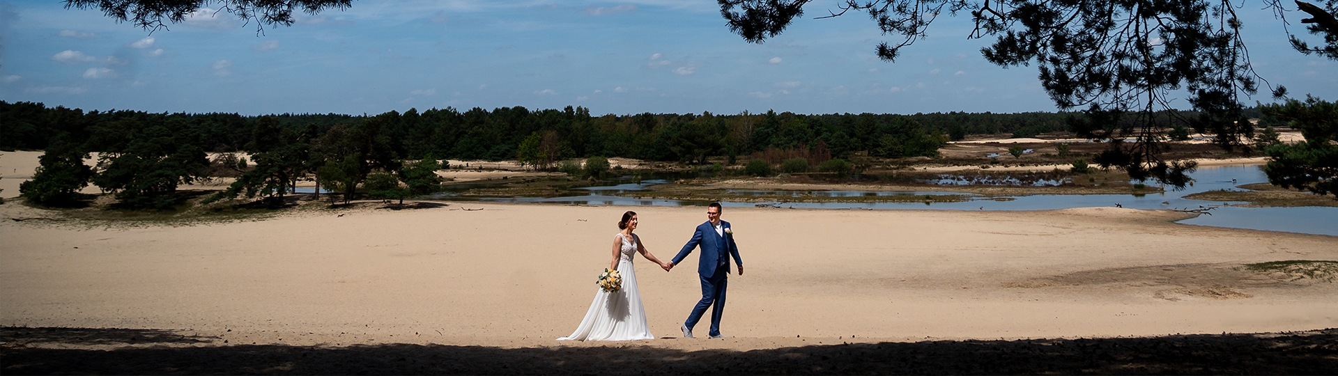 Trouwfoto Loonse en Drunense Duinen